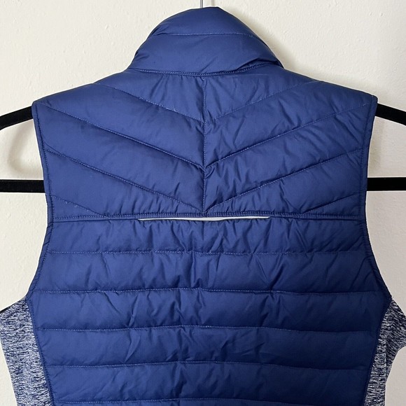 Lucy Tech"Winter Warrior" Goose Down Puffer Zip Vest, Blue, Size S - Picture 5 of 9